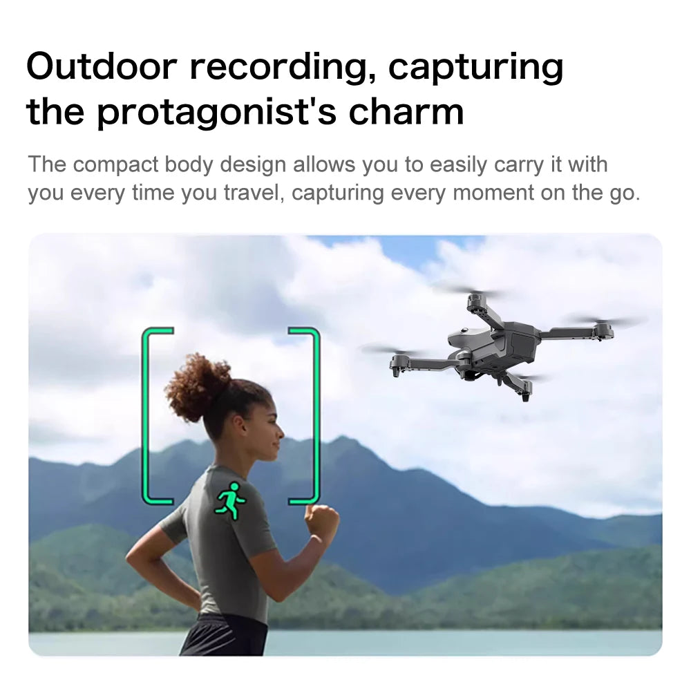 Mini 5 Pro Folding Drone Quadcopter 8K HD Aerial Professional Camera Screen Remote Control Brushless Obstacle UAV Airplane RC To