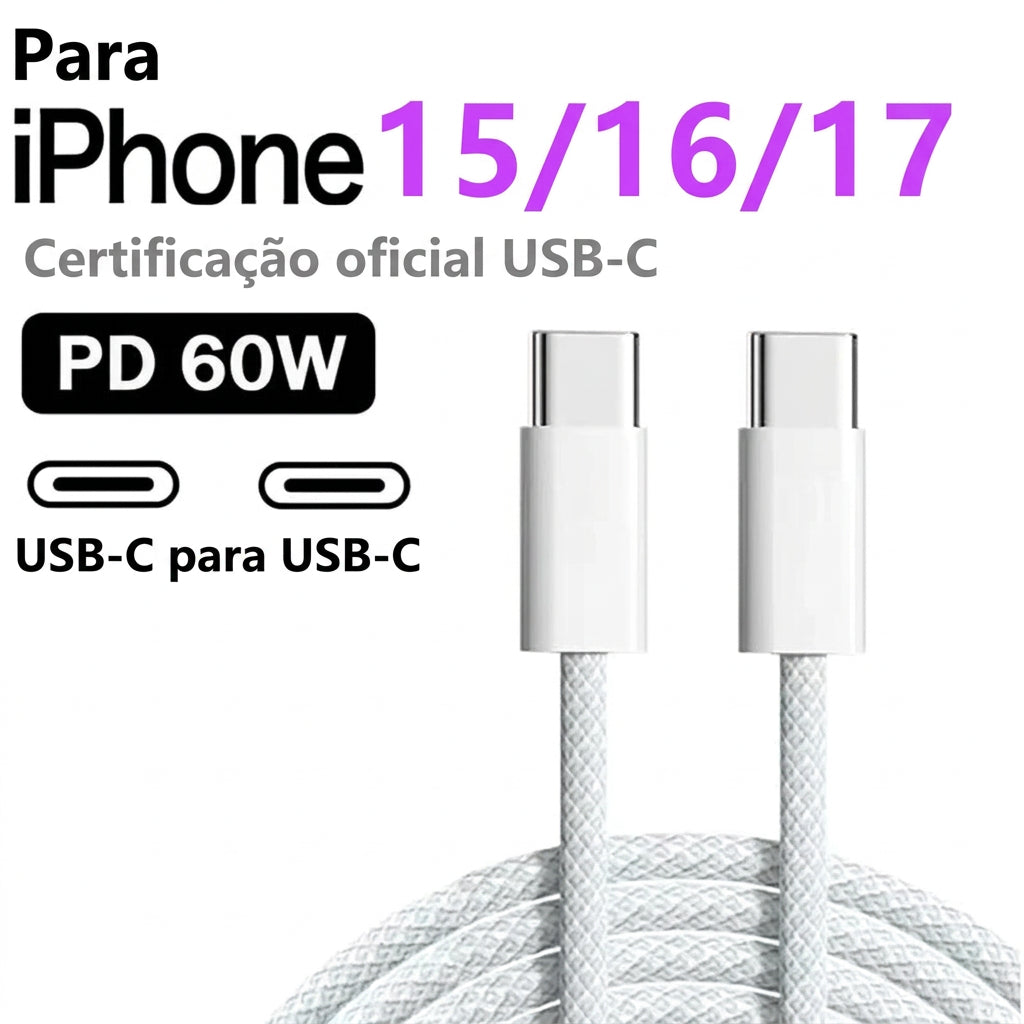 Cabo APFEN USB-C para USB-C - foto 1