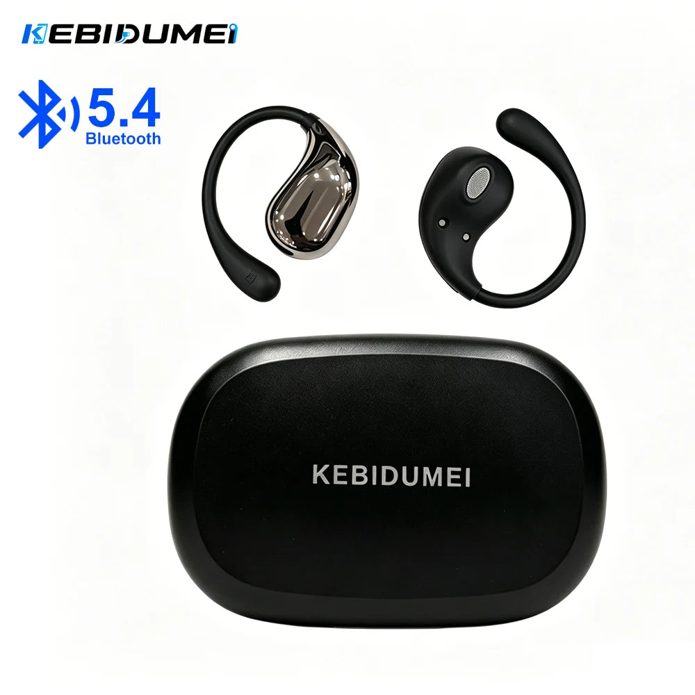 Fone de Ouvido Bluetooth 5.4 Sport com Gancho Ergonômico