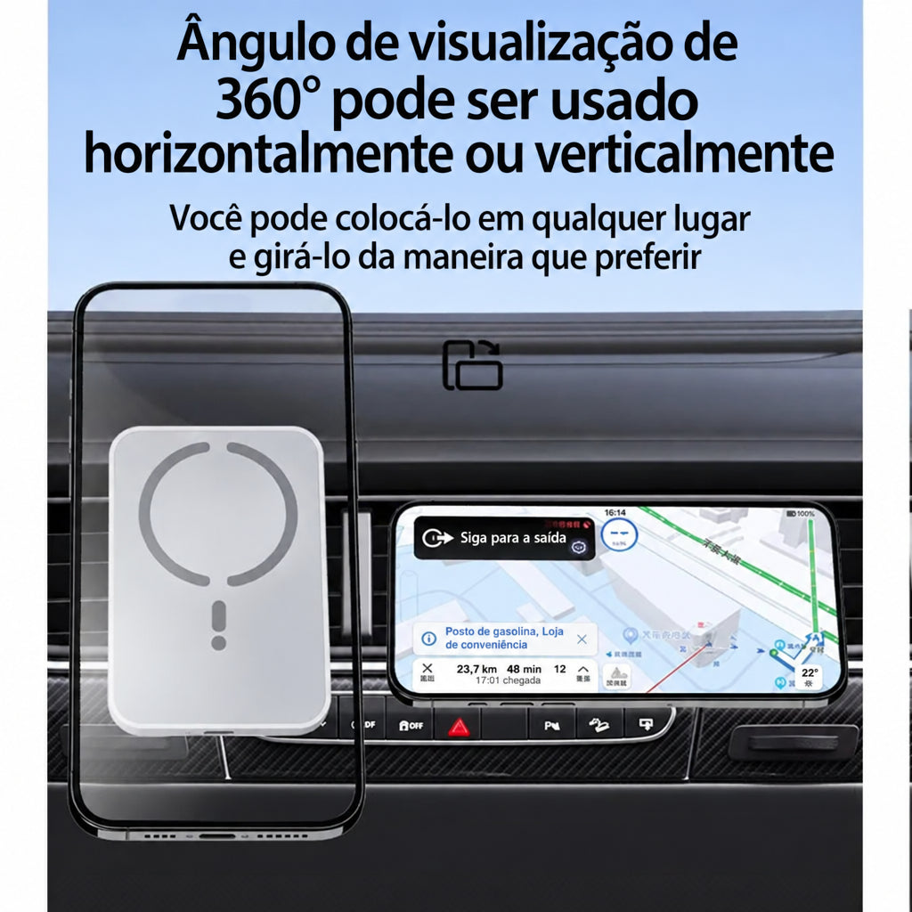Carregador veicular MagSafe 15W - foto 3