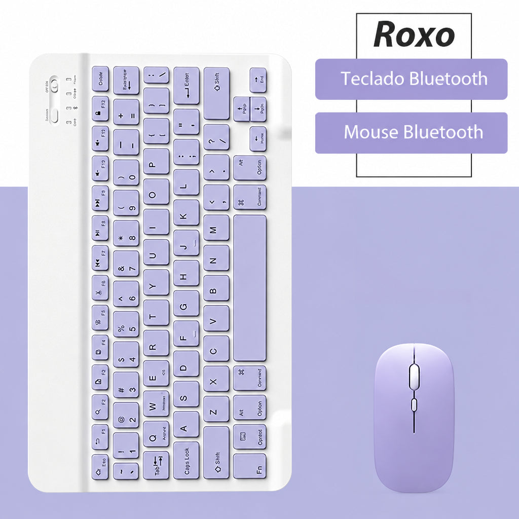 Kit teclado e mouse Bluetooth - foto 12