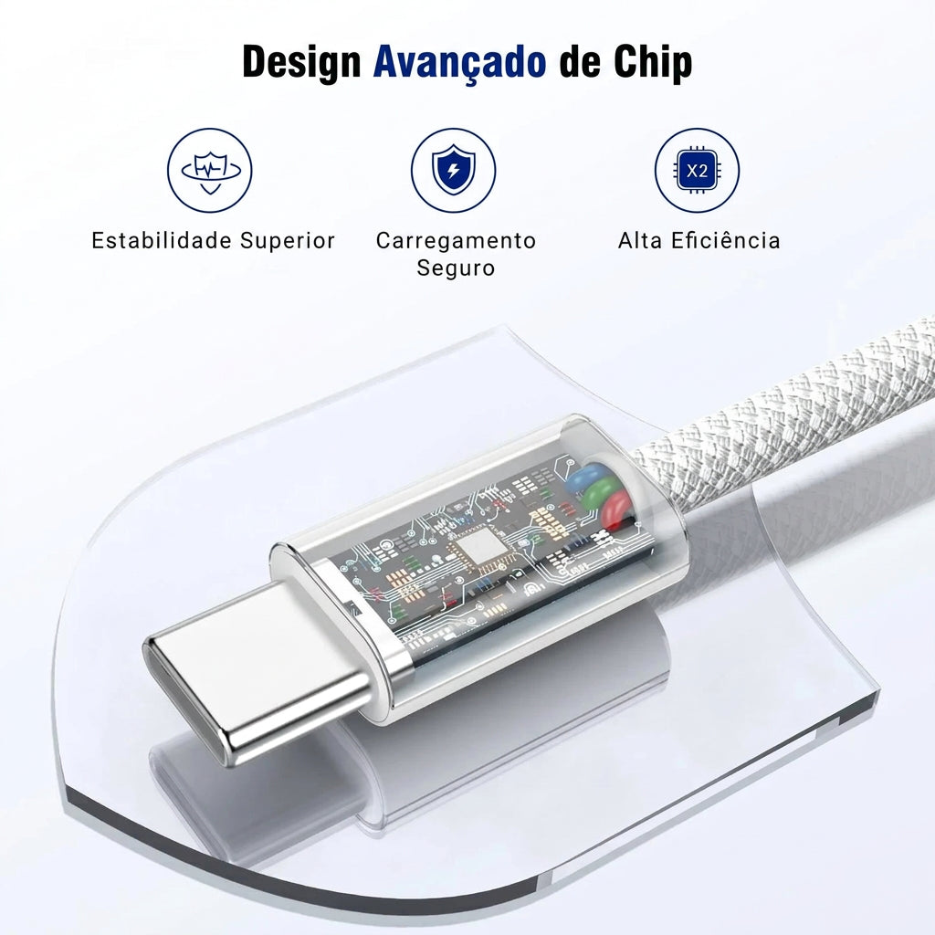 Cabo APFEN USB-C para USB-C - foto 3