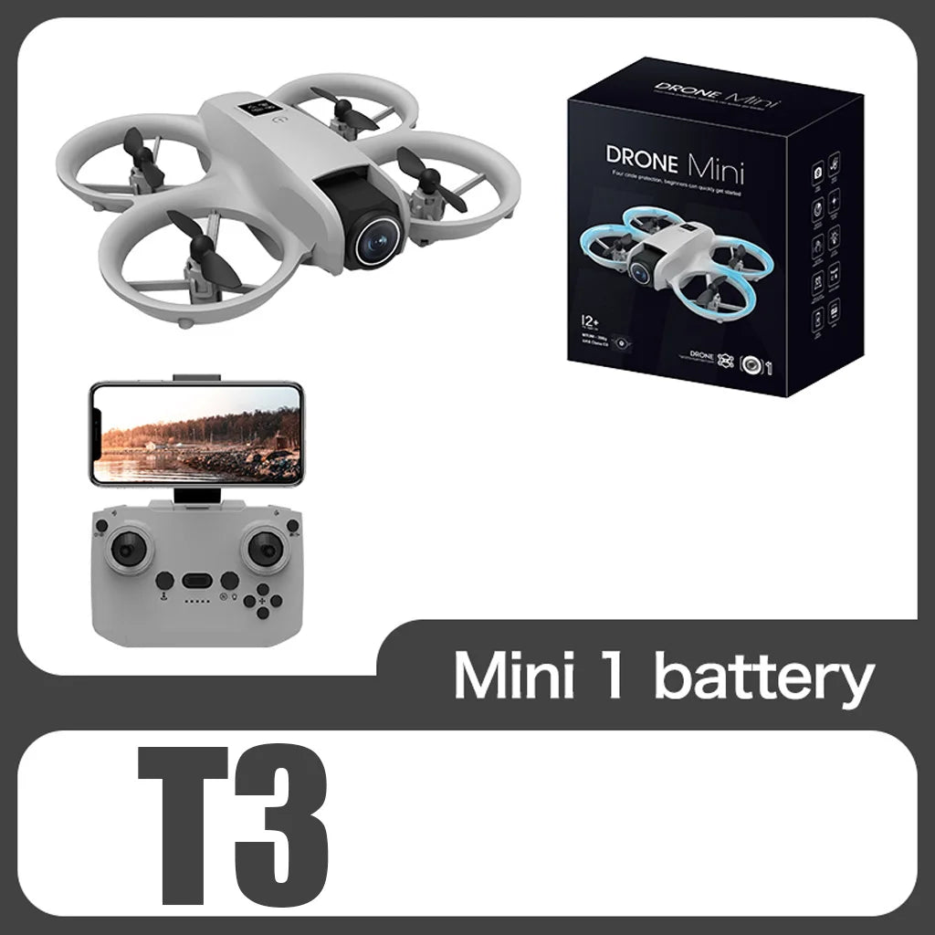 2026 NEW Mini Foldable Drone Professional 8K Aerial HD Avoiding Obstacle with Remote Control Folding Brushless RC Drone Toy Gift